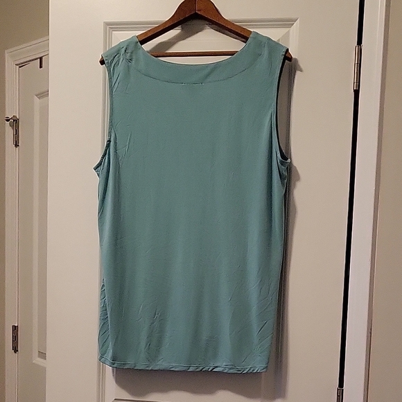 Tribal Women's V-Neck Tank Top - Aqua - Picture 4 of 6